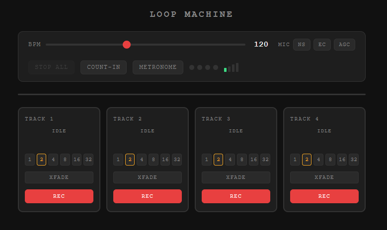 Screenshot of Loop Machine